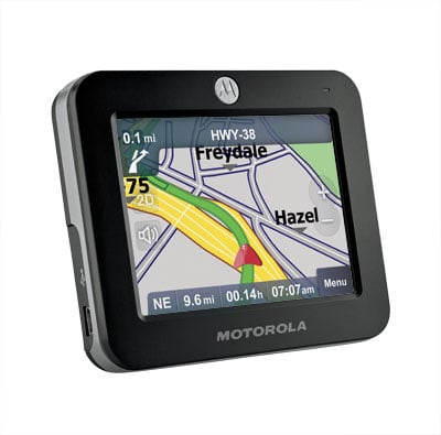Motorola  выпускает два GPS устройства MotoNav