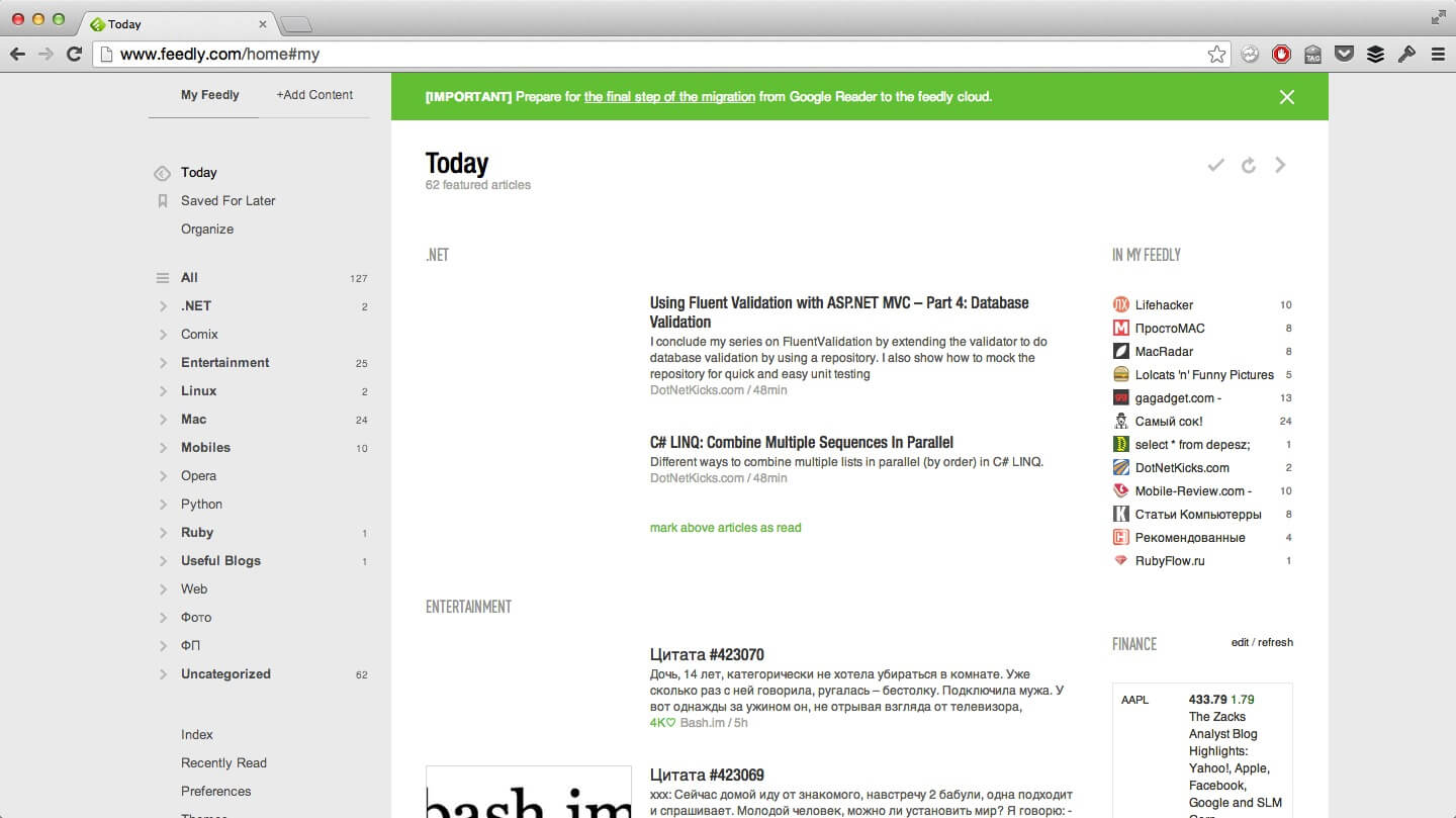 Feedly