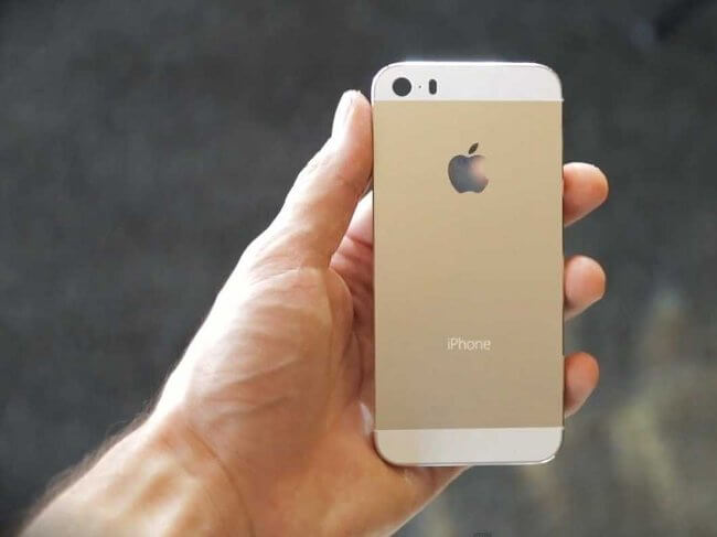 Золотистый iPhone 5s