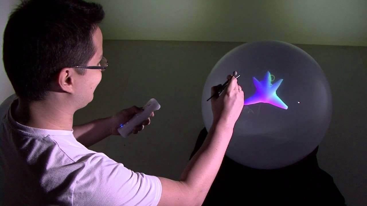 Устройство Spheree создает полноценное 3D-изображение в сфере