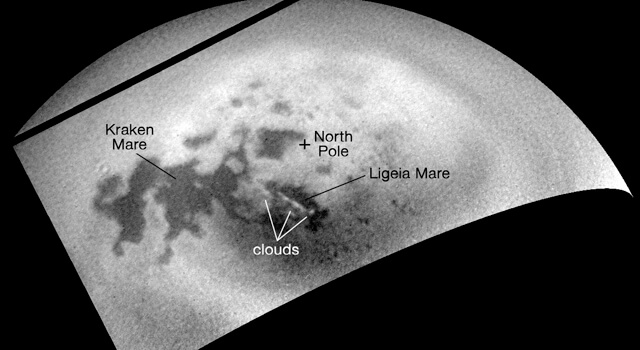 «Кассини» зафиксировал приближение лета на ледяном Титане