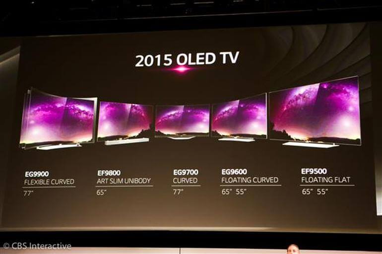 #CES | LG привезла на выставку целый набор OLED-4K-телевизоров