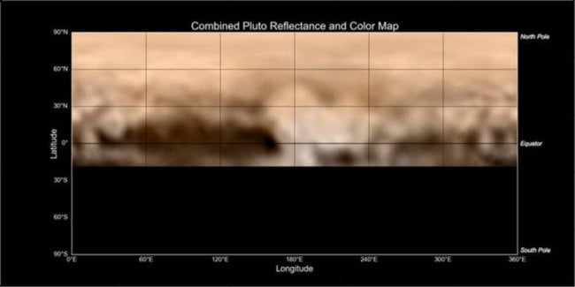 Карта Плутона