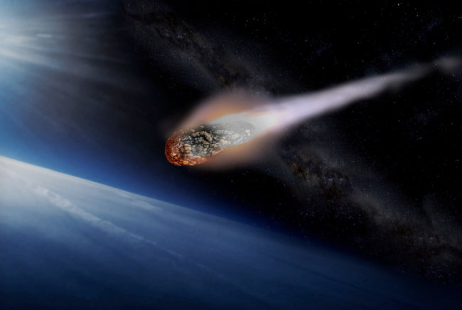 Насколько большим должен быть метеор, чтобы долететь до Земли?