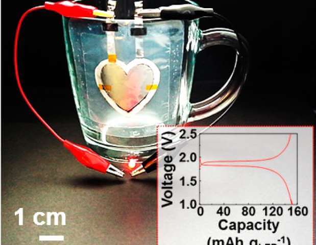 3D-печатная батарея в форме сердца