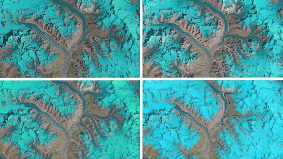 Агентство ESA продемонстрировало 25 лет из жизни ледников за одну секунду