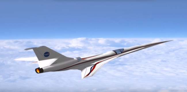 NASA хочет построить беззвучный сверхзвуковой самолёт