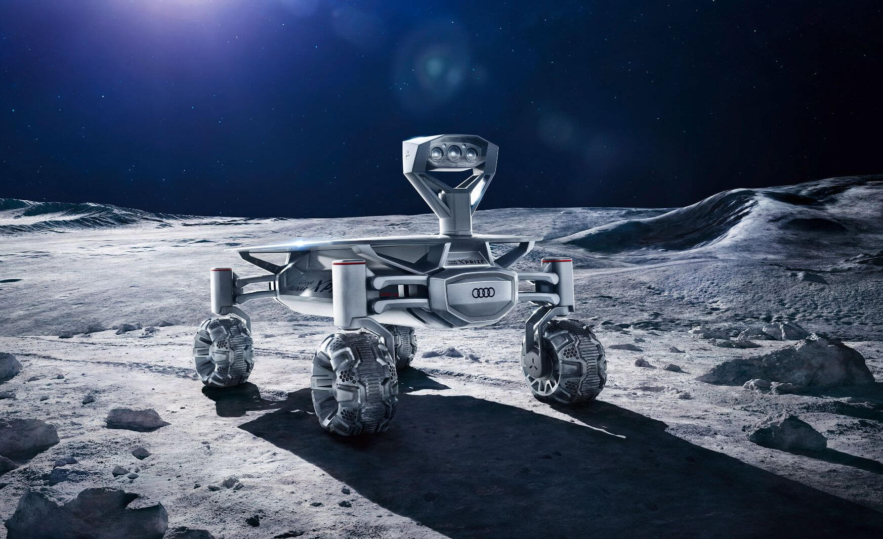 Компания Audi представила свой первый луноход Lunar Quattro