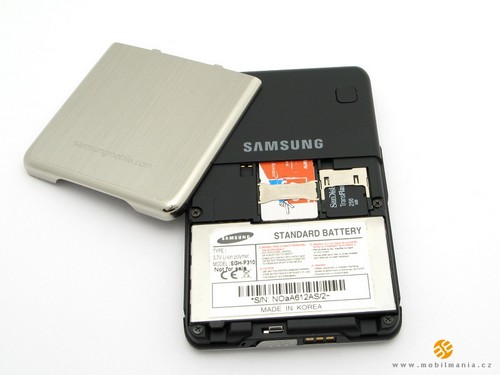Samsung P310 - Аккумуляторный отсек