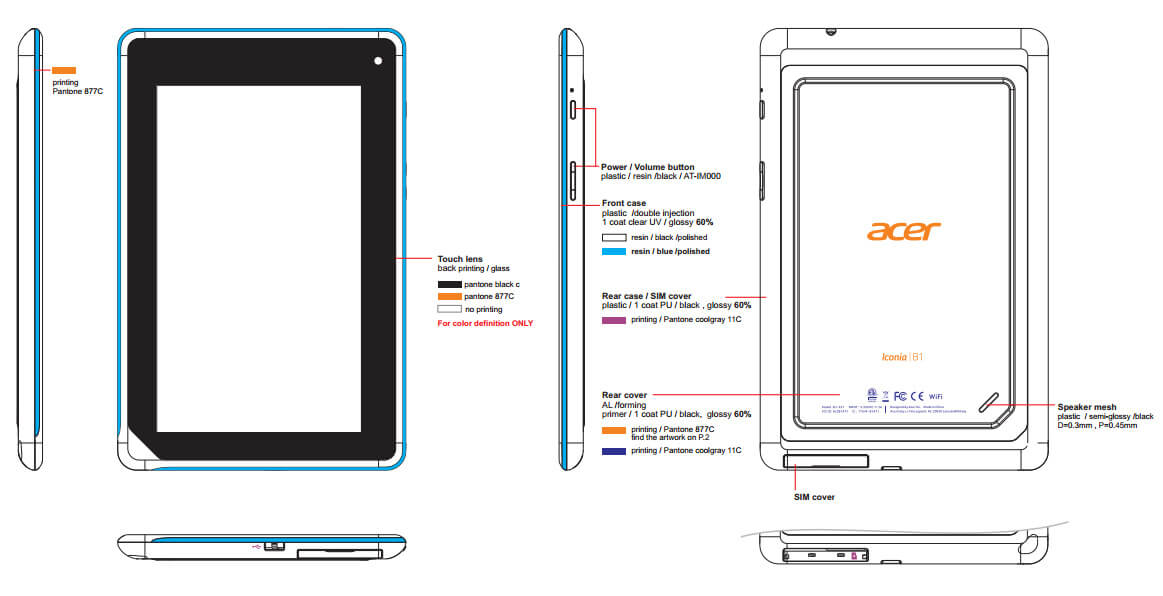 Планшет Acer Iconia B1 (рис.3) Планшет Acer Iconia B1 (рис.3)