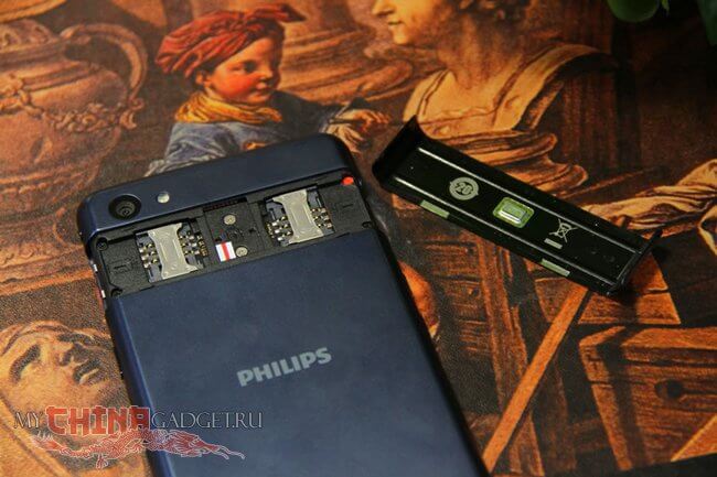 Долгоиграющий смартфон Philips W6618 Долгоиграющий смартфон Philips W6618