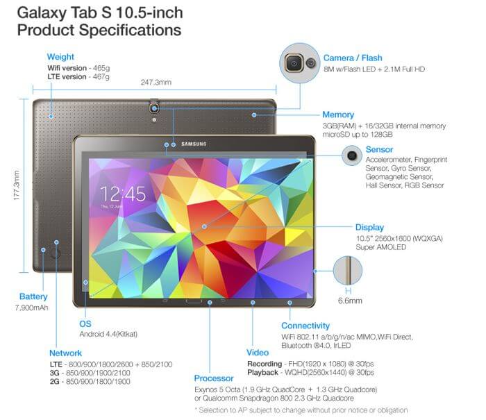 tab-s-105-specs tab-s-105-specs