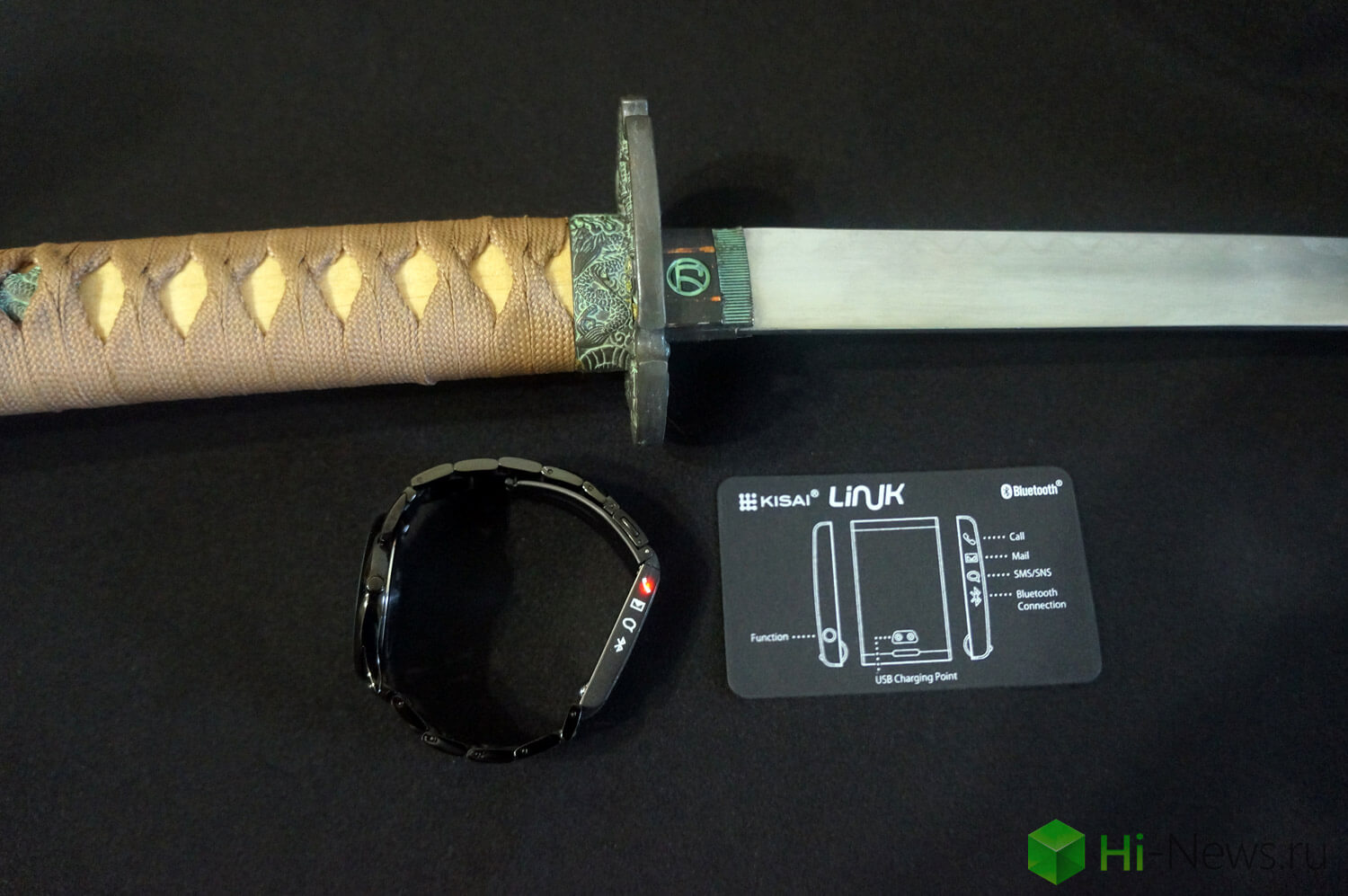 Обзор наручных часов Kisai Katana Link Обзор наручных часов Kisai Katana Link