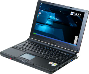 Ультра портативный ноутбук MSI S271. Фото.