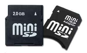 Toshiba Расширяют свою линейку карт памяти miniSD. Фото.