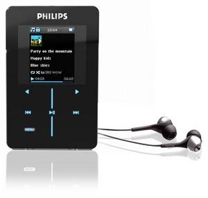 Четыре новых MP3 плеера от Philips. Фото.