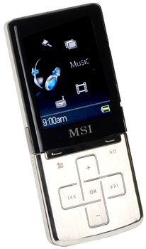 MSI P610 MP3 плеер. Фото.