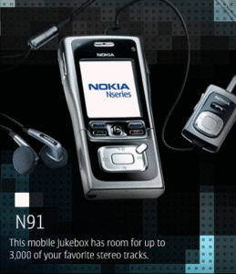 Nokia N91 поступил на рынок США. Фото.