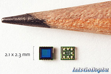 OmniVision’s OV6920 – самая маленькая CMOS камера в мире. Фото.