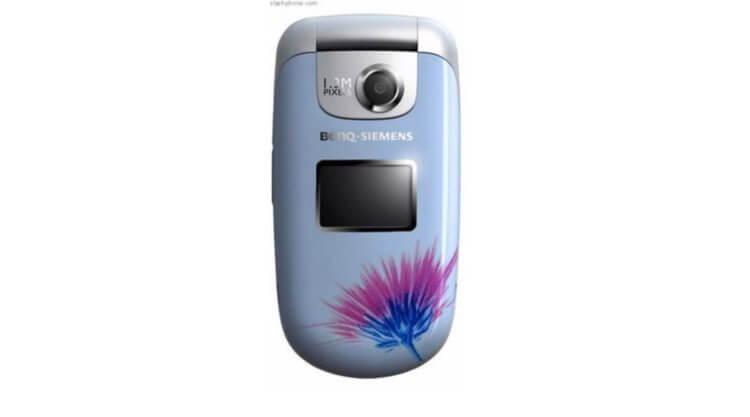 BenQ-Siemens EF61 Special Edition — сотовый телефон для женщин. Стильно и свежо. Фото.
