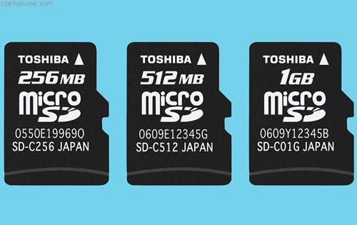 Toshiba анонсировала три новых карты памяти microSD формата. Фото.
