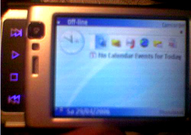 Первая информация о Nokia N95. Фото.