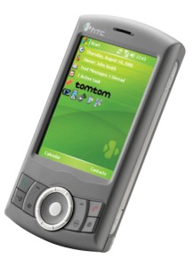 HTC P3300 — симбиоз смартфона и GPS навигационной системы. Фото.