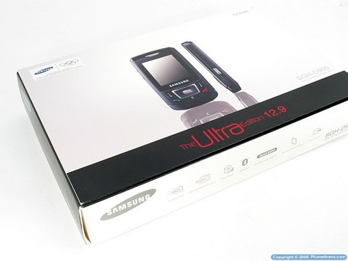 Обзор сотового телефона Samsung SGH-D900. Фото.