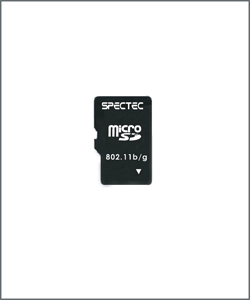 MicroSD Wi-Fi (IEEE 802.11b/g) карта. Фото.