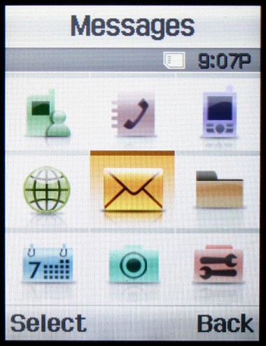 Обзор сотового телефона Samsung SGH-D900. Пользовательский интерфейс. Фото.