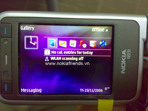 Новые фотографии Nokia N93i. Фото.