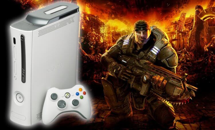 Sony vs Microsoft. Игровая консоль Xbox 360. Фото.