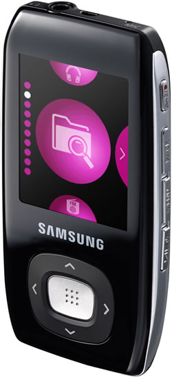 Samsung T9B – новый MP3-плеер с Bluetooth. Фото.