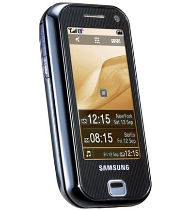 Samsung F700 — еще один конкурент Apple iPhone. Фото.