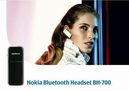 BH-200 и BH-700: две Bluetooth-гарнитуры от Nokia для Японии. Фото.