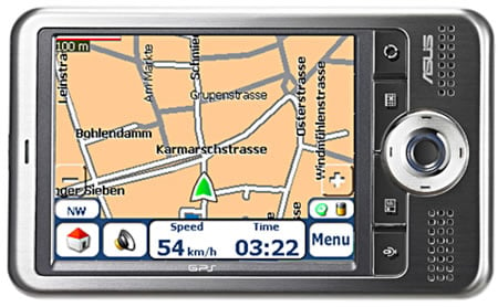Asus A696 — GPS PDA. Фото.