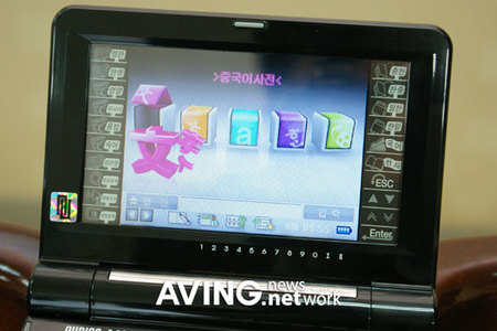 Nurian X10 словарь с двумя LCD. Фото.