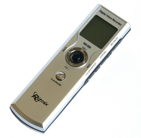 Анонс цифрового диктофона Ritmix RR-500. Фото.