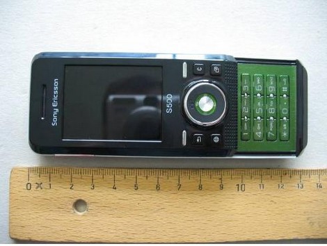 Sony Ericsson P1, Sony Ericsson S500 и Sony Ericsson W580 одобрены FCC. Sony Ericsson S500. Фото.