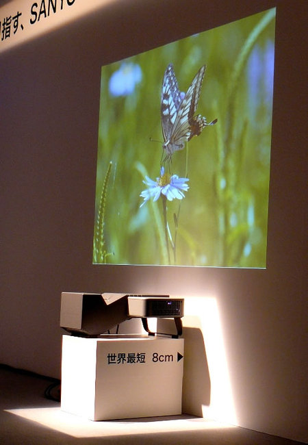 Sanyo LP-XL50 – 80 дюймов на расстоянии 8 см. Фото.