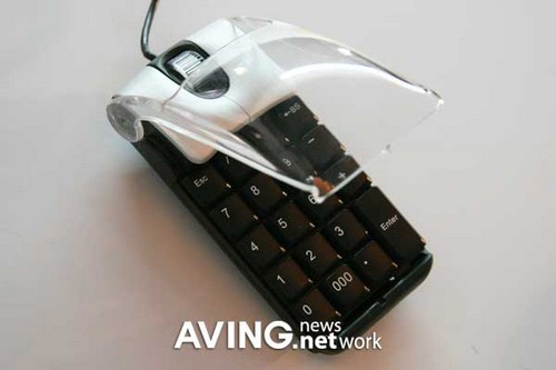 Ezkey — мышка с клавиатурой. Фото.