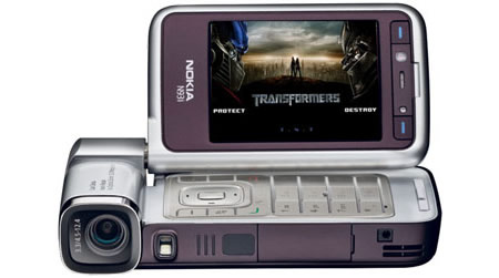 Nokia N93i Transformers Edition. Фото.