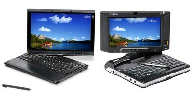 LifeBook T2010 и Fujitsu LifeBook U810. Фото.