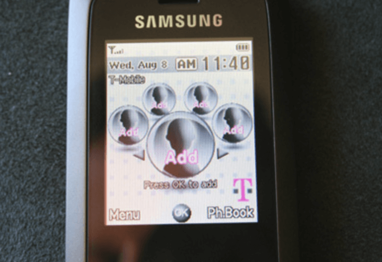 Сотовый телефон Samsung Blast за 99$. Сотовый телефон Samsung Blast за 99$. Фото.