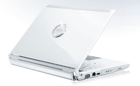 Роскошный ноутбук MSI PR200 Crystal Collection. Фото.