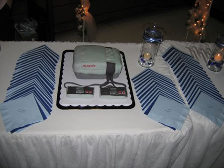 Nintendo и свадебные торты. Nintendo и свадебные торты. Фото.