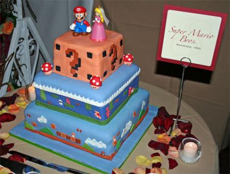 Nintendo и свадебные торты. Nintendo и свадебные торты. Фото.