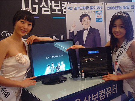 Стильный десктоп LLUON Crystal от Trigem Computer. Стильный десктоп LLUON Crystal от Trigem Computer. Фото.
