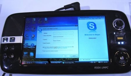 R50A — новый UMPC от Asus. Фото.