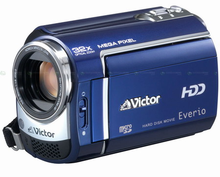 JVC выпускает компактный HDD-камкордер Everio GZ-MG330. Фото.